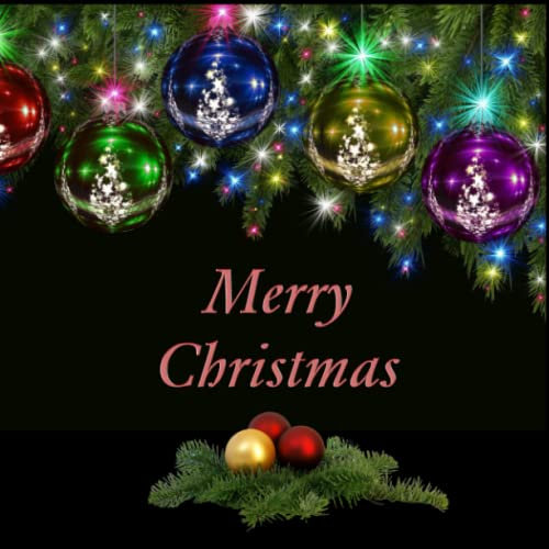 Gästebuch Frohe Weihnachten Merry Christmas Xmas Weihnachtsfeier Geschenkidee Weihnachtsbaum Weihnachtsgedichte Weihnachtslieder Tannenbaum Rentier ... Weihnachtskugeln Stern 11 Taschenbuch