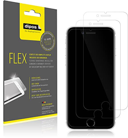 dipos I 3X Schutzfolie 100% kompatibel mit Apple iPhone SE 3.Gen (2022) Folie I 3D Full Cover Displayschutzfolie