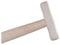 T Type Wooden Shaft Handle 100 cm / 39 - Hardwood Replacement Handle for Shovel, Spade, Fork - 40 mm to 25 mm Tapered Garden Tool Handle for DIY, Landscaping, Renovation, Yard Work