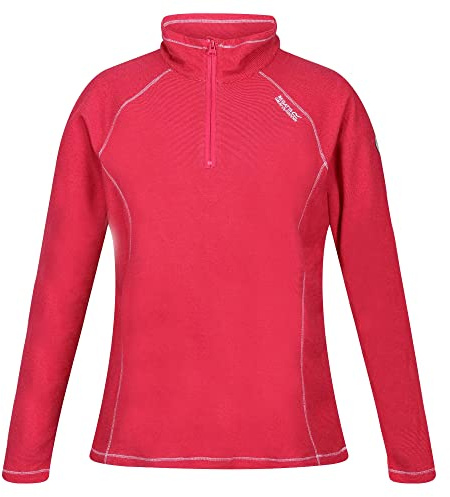 Regatta Great Outdoors Womens/Ladies Montes Half Zip Fleece Top (18 UK) (Pink Potion)