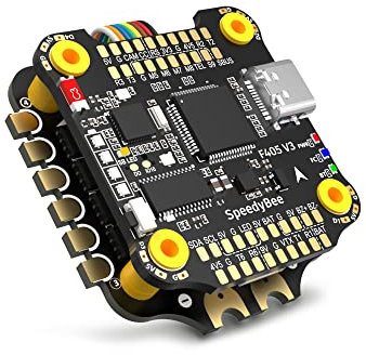 SpeedyBee F405 V3 BLS 50A 30x30 FC&ESC Stack: 30x30 Flugregler mit 4in1 50A ESC, Wireless Betaflight Konfiguration, Blackbox, Barometer für DJI Air Unit FPV Drohne Fixed-Wing X8