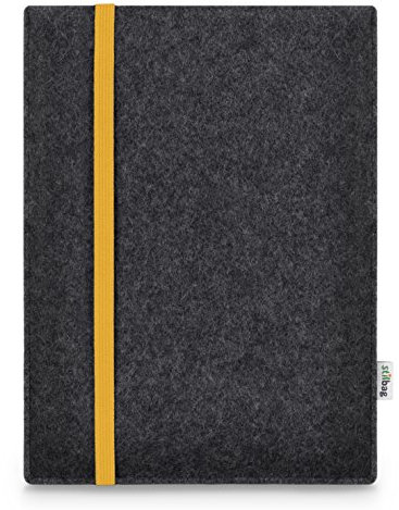 Amazon Kindle Scribe (2022) e-Ink Tablet Filz-Tasche | Leon Hülle - Stilbag Etui Case aus Merino Wollfilz | Farbe: gelb-anthrazit | Schutz-Hülle Made in Germany