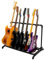 GUITTO Gitarrenständer Multi Faltbarer Universal Display Guitar Rack Tragbarer Gitarrenhalter für Band Bühne Bass Akustik Gitarre -7 Halter GGS-11