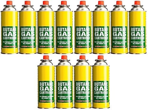 12×Universal Butane Gas Can Bottle Canister BBQ Portable Stove Cookers Cooker Grill Weed Burner Blow Torch