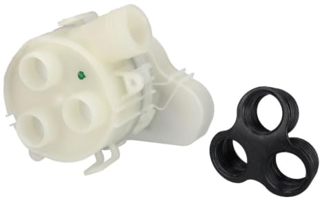 easyPART passend für smeg 690072832 Ventil mit Dichtung für Geschirrspüler | Spülmaschine, 3-Wege Elektroventil, Wasserweiche, Umwälzpumpe, Schlauch, Motor, Gorenje 459878, Küppersbusch Teka 437681
