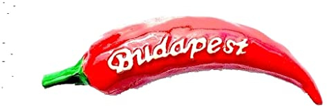 Ungarischer Budapest Chili Magnet für Küche, Kühlschrank, verziert
