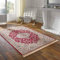 Taracarpet Teppich Palazzo Royal Täbriz rot 160x230 cm Kurzflor Orientteppich für Wohnzimmer Esszimmer und Schlafzimmer