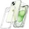 YisrLery 3 in 1 Camera Cover Compatible with iPhone 15 Case and 2 Pack Tempered Glass Screen Protector, Slim Soft TPU Shockproof Anti-Scratch iPhone 15 Phone Case Cover Silicone - Clear
