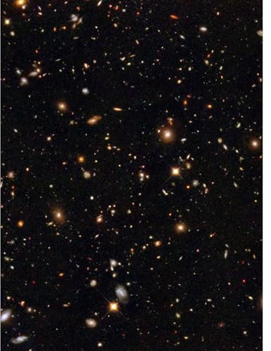 Artery8 Hubble Space Telescope Image A Look Into The Universe's Past Ultra Deep Field Near Infrared View of Distant Galaxies Billions of Light Years Away Art Print Canvas Premium Wall Decor Poster