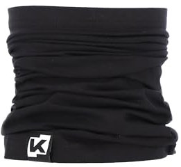 K-BRIGHT Funktionstuch Unisex Bio Baumwolle Herren Damen Multifunktionstuch Herren Schlauchschal Sleeve Scarf Maske Halstuch Bandana (Schwarz)
