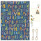 ARKRAFT Geschenkpapier-Set 4 Bögen Format 90 x 65 cm 4 Grußkarte 2 x 5 m Band (Set 18-9313)