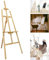 Künstler Staffelei - Professionelle A-Frame Studio Stativ für Malerei und Skizze - Kiefer Holz - Höhenverstellbar (175cm)