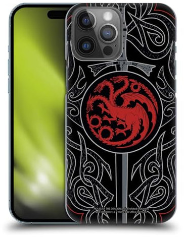 Head Case Designs Offizielle House of The Dragon: Television Series Schwert des Dämonen Targaryen Grafik Aus Staffel 2 Harte Rueckseiten Handyhülle Hülle Huelle kompatibel mit Apple iPhone 14 Pro Max