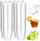 Elegance-go Verres à Shot en Plastique,100 Pièces 30ml Gobelets en Plastique Transparent Verrines Réutilisables Verres à Liqueur Verrines Plastique pour Fêtes,Voyage,Supermarché