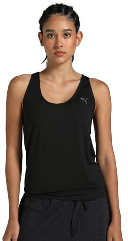 PUMA Unisex Move CLOUDSPUN Loose FIT Tank - Regular Length Panzer, PUMA Black, M