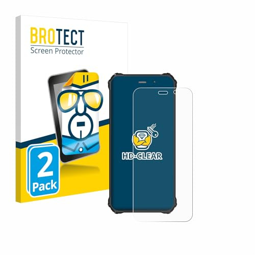 BROTECT (2 Stück Schutzfolie für Fossibot F101P Displayschutz Folie Made in Germany, Ultra-Klar