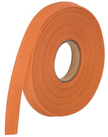 QUARKZMAN 12mm Baumwollköperband Baumwollband Saumband zum Nähen, Säumen, Quilten, Einfassen, Handwerk (Orange 10 Yards)