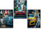GrowArt - 3er-Set Poster mit amerikanischen Sportwagen im A3-Format ohne Rahmen | hochwertiger Fotodruck | außergewöhnliche Wanddekoration für Autoliebhaber | Motive nur bei uns erhältlich