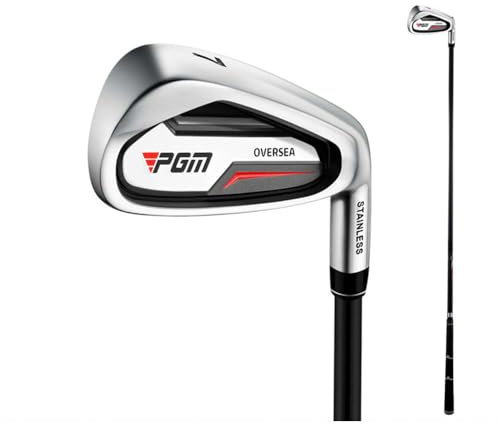 Left Handed or Right Handed Golf Iron #7 - with Carbon or Steel Shaft Golf Club Iron for Men & Women Adults Golfers - Golf Game & Practice (for Men(Carbon),Right)