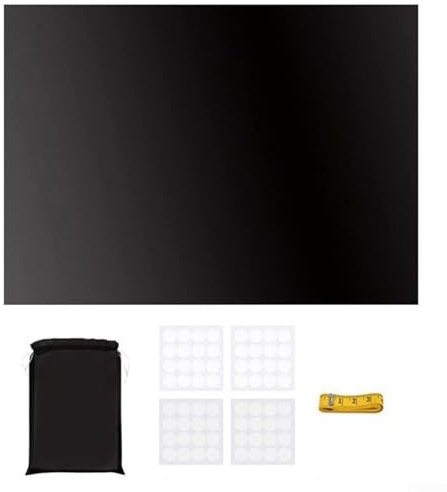 Tende oscuranti portatili senza perforazioni, tende oscuranti con taglio personalizzato, temporanee, 100% oscuranti, per finestre, porte, stanze, finestre del camper (oscurante 145 x 100 cm)