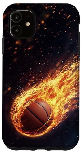 Basketball Fire Sports Slamdunk Case for iPhone 11