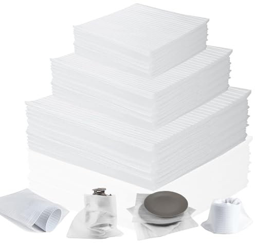 120 Pcs Mousse Demenagement Cartons, Feuilles Mousse Papier Bulle Déménagement Carton Pour Cartons Déménagement Vaisselle, Plats, Assiettes, Verres Emballage