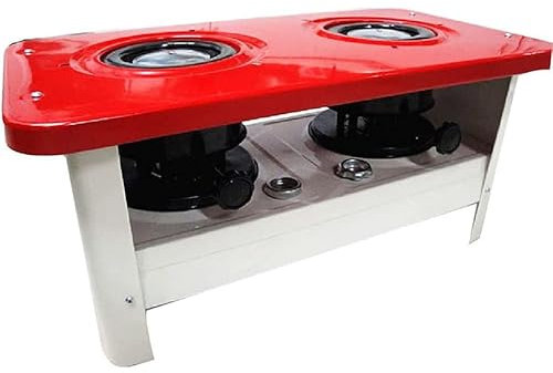 SHANRROW Universeller tragbarer Doppelofen-Kerosin-Herd, Heizung, Campingkocher, Outdoor-/Innen-Brenner für Zuhause, Terrasse, Camping