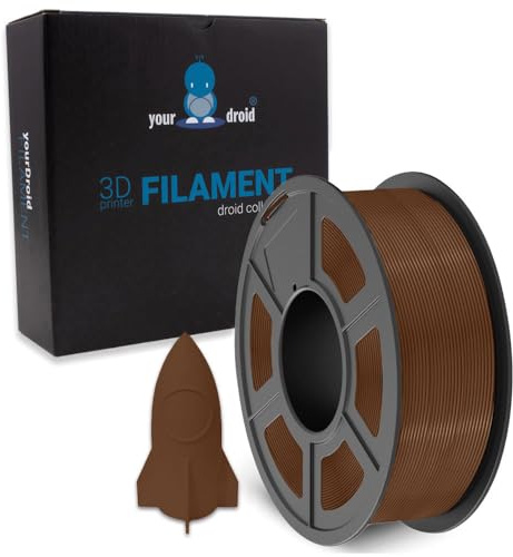 yourDroid PLA PLUS Filament Schokolade Braun 1.75mm 1kg