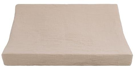 Baby's Only - Wickelauflagenbezug Tender - Bezug für Wickelauflage - Wickelkissenbezug - Überzug für Wickeltischauflage - Beige - 45x70 cm - 100% vorgewaschene Baumwolle