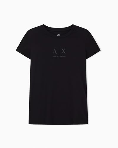 Armani Exchange Damen Short Sleeve Tone On Tone Logo T-Shirt (1er Pack)