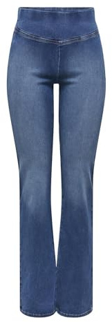 ONLY Carmakoma Damen Carroyal Mid Waist Flared Legging