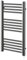 Wholesale Domestic Colore Gunmetal Grey 800mm x 500mm Straight Electric Heated Towel Rail