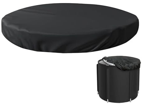 Birtern 81x15cm Thermal Ice Bath Cover Cold Plunge Cover Ice Bath Tub Lid Waterproof Ring Oxford Cloth With Elastic Ring Foil Insulation For Indoor Outdoor Bathtub Keep Cold