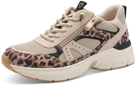 MARCO TOZZI Damen Sneaker weiches Feel Me Wechselfußbett weiches Innenfutter Modern