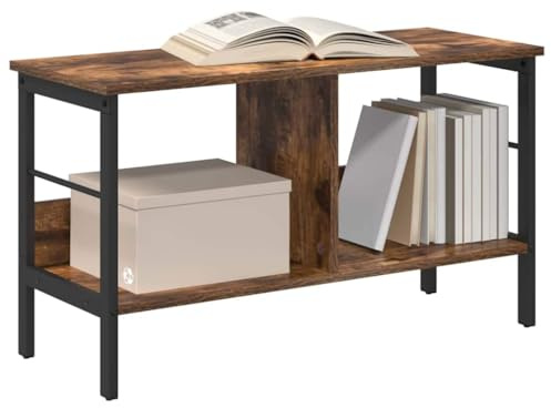 vidaXL Bücherregal 2 Ebenen 82 x 32 x 47 cm Holzwerkstoff