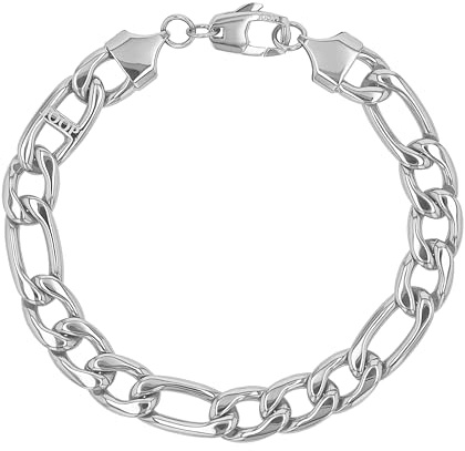 JOOP! Armband für Herren, Edelstahl, 21 cm, Silbere, Geschenkidee, kommt in Schmuck Geschenk Box, 2100994