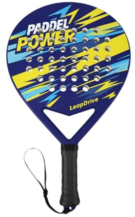 Hellery Pala de Pádel – Pala de Entrenamiento con Agarre Cómodo – Pala de Pádel Profesional para Juegos, Playa, Jardín, Verano