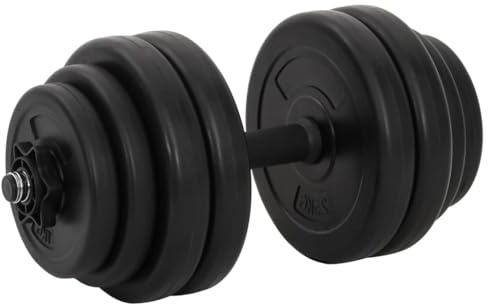Hantel 15kg Kurzhantel Hantelscheiben - Gewichte Krafttraining Bodybuilding - stabile Metallrohre