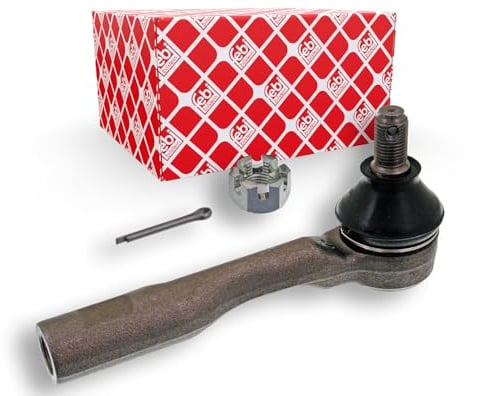 febi bilstein 43151 Spurstangenendstück mit Kronenmutter und Splint, 1 Stück