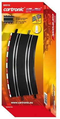 Cartronic Car-Speed Looping 90°, 2-spurig (4 Looping Schienen), Maßstab 1:43 - Zubehör für Cartronic Car-Speed Autorennbahn - für Kinder ab 6 Jahren