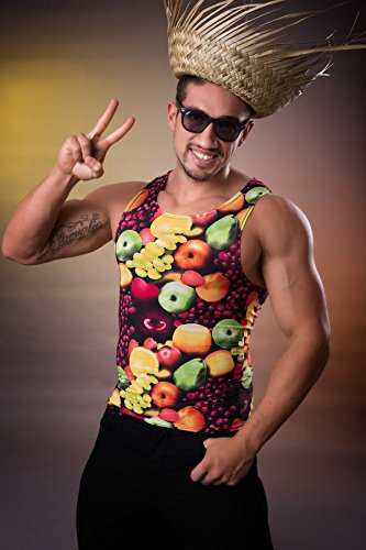 Marco Porta Früchte Shirt elastisch Obstkorb Herren Oberteil