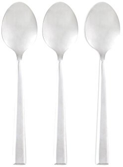 Gimel 518213 lot de 3 Cuilleres Cafe, Acier Inoxydable, Inox, 15 x 3 x 0,5 cm