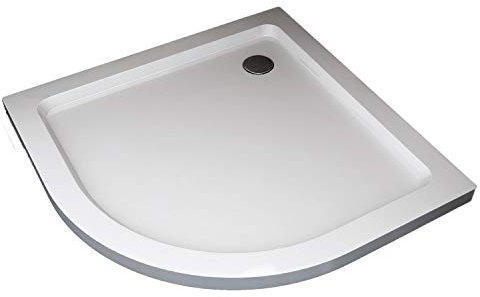 Grg Piatto Doccia 90x90x5 cm Semicircolare ABS MOD. Selene