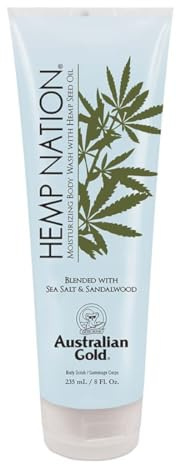 Australian Gold compatible - Hemp Nation Sea Salt & Sandalwood Body Wash 235 ml