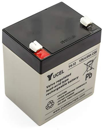 Yucel/Yuasa Y4-12 Sealed Lead Acid Battery 12v 4ah Fire Alarm Battery Back Up