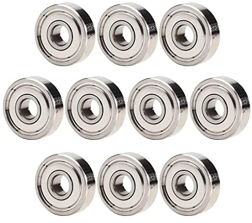 625ZZ Bearing 5x16x5mm ABEC-5 Double Shield Miniature Ball Bearings, 625-ZZ for Makefr RS CNC 32 Tutors (Pick of 10Pcs)