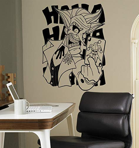 Comics Superheld Joker Wandtattoo Batman Wohnkultur Ideen Schlafzimmer Kinderzimmer Abnehmbare Wandaufkleber 58X79Cm