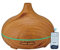 IMANAYA Diffuseur 500ml Grain de Bois - Ultrasonique Silencieux, 7 Couleurs LED, Télécommande, Aromathérapie Maison/Yoga, Autonomie 8h, Arrêt Auto, Zen