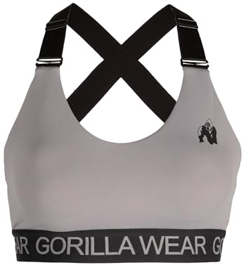 Gorilla Wear - Colby Sports Bra - Schwarz - Sport-BH Bodybuilding Fitness Tight Fit Oberteil Unterwäsche Starker Halt Yoga Alltag Bustier
