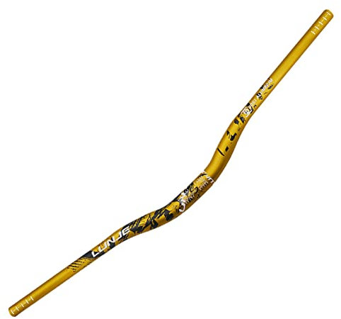 YouLpoet Fahrradlenker Downhill Downhill Big Swallow Lenker 720 / 780mm Farbe Lenker Fahrradzubehör,Gold,780mm